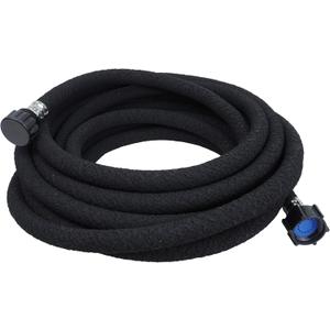 Heavy Duty Rubber Soaker Hose 1/2 in x 25 FT Dripping Water Hose 70% Water Saving Perfect for Garden Flowers Beds