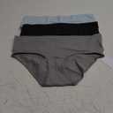 Motherhood Maternity womens Foldover Brief Panty 3-pack (Small, Flat Grey, Plein Air, B/W Dot)