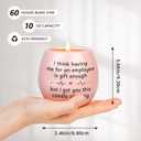 Boss Lady Gifts for Women, Boss Gifts, 10 Oz Handmade Ceramic Lavender Scented Candle, Gift for Boss Female, Boss's Birthday Gift for Women (Pink)