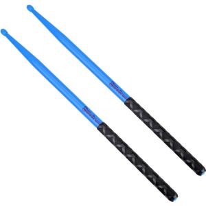 5A Nylon Drumsticks for Drum Set Light Durable Plastic Exercise ANTI-SLIP Handles Drum Sticks for Adults Musical Instrument Percussion Accessories Blue