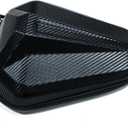 NIGHT CAT Tail Bag Multifunctional Waterproof Saddle Bag Motorcycle Rear Seat Universal Storage (Black)