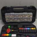16-Inch Rivet Nut Tool Rivet Nut Kit, with15 Metric and SAE Mandrels, 236Pcs Assorted Rivet Nuts, and Rugged Carrying Case