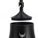 Blind Espresso Shaker 54mm with Walnut Lid | Premium Coffee Grounds Distribution Tool for Breville Espresso Machines | Magnetic 54mm Dosing Cup