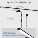 28" Plug in Bathroom Light Fixtures,Vanity Lights Bar,Picture Light | Non-Dimmable,with Switch,LED,Over Mirror,Wall Lights,for Bedroom/Art/Poster/Cabinet