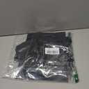 qiqee 10PCS Black Gift Bags with Ribbon Handles Mulit Assorted Sizes Gift Wide Bags (2pcs Large 13", 4pcs Medium 9.6", 4pcs Small 6.3",Tissue Paper)