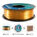 GIANTARM 3D Printer Filament, Silk Gold Pla Filament, 1Kg(2.2lbs) Spool, 1.75mm Dimension Accuracy +/- 0.03mm, 3D Printing Filament