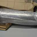 LCGP 4 Inch Straight Exhaust Pipe, 4" Stainless Steel Straight Muffler Replacement Pipe, 30" Length Mandrel Exhaust Tube with Two Lap Joint Band Clamps(New Version)