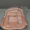 Kawaii Backpack with Cute Accessories Pendant Travel Bag Large Outdoor Waterproof Casual Daypack Women Men (Pink)