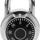 Lock 1 Packs Combination Lock Locker Lock for Gym and School Lockers Safe Combination Padlock Mini Combination Lock (1Pack)