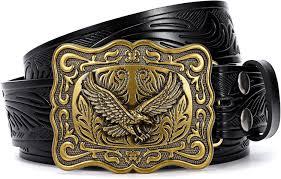 BELTROAD Cowboy Belts for Men Women Cowgirl Belt Western Country Belts for Jeans Christmas Gifts