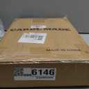 CAROLMADE Ottoman Foot Rest, Linen Small Ottoman Foot Stool with Legs Modern Footstool Ottomans for Living Room Entryway Office, Grey