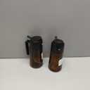 2-in-1 Glass Oil Dispenser & Sprayer - 16oz/470ml Leakproof Olive Oil Sprayer Bottle for Cooking, Air Fryer, BBQ, Baking, Salad (Black, 2 Pack)