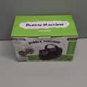 Bubble Machine Durable Automatic Bubble Blower, 18000+ Big Bubbles Per Minute Bubbles for Kids Toddlers Bubble Maker Operated by Plugin or Batteries Bubble Toys for Indoor Outdoor Birthday Party (Black)