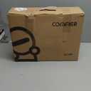 COMFIER Massage Seat Cushion, Back Massager with 8 Vibration Nodes & 5 Modes, Adjustable Chair Massage Pad with Heat for Home Office, Heated Chair Pad,Gifts for Men,Women (Dark Black)