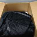 Large Dog Car Seat for Medium Sized, Dog Booster Car Seat, Pet Booster Seats up to 60 lbs or 2 Small with 4" Memory Foam for Back Seat, Triple Safety Belts, Storage Pockets, Detachable/Washable (Dark Black)