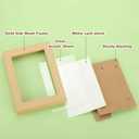 MECCANIXITY 7x9 Picture Frame, Solid Oak Wood Photo Frame 7x9 Frame Display 5.5x7.5 Optical Clear Acrylic Sheet Wall Mounting and Tabletop Display, Natural Wood, 1Pcs