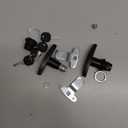 2PCS T Handle Lock Keyed Alike RV Garage Cabinets Letter-Box Drawer Black (3"x2.3")