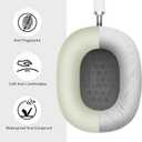 Case for Airpods Max Headphones,Ear Pad/Ear Cups/Headband Cover for AirPods Max(USB-C/Lightning)(2024/2020),Silicone Cases for Airpod Max,Accessories Cases(Jelly Green)
