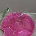 Plastic Pro 6 Sectional Round Plastic Serving Tray/Platters Pink Pack of 2