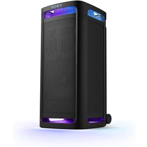 Sony ULT Tower 9AC Bluetooth Karaoke Party Speaker | 360 Sound & Party Lights, Handle and Wheels, 10-Band EQ, 2 Mic/Guitar inputs, Echo and Key Controls, 2 Enhanced Bass Modes