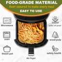 Air Fryer Liners Disposable 4QT/5QT for Chefman Air Fryer, 7.5 Inch 150Pcs Parchment Paper Liners for Chefman 4QT Compact Airfryer & TurboX 4-in-1 Air Fryer 5-Quart