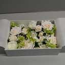 Ling's moment 6pcs Wedding Wrist Corsage Artificial Flowers, Girl/Mother Homecoming Prom Corsages Wristlet Dcor, etc. White Ivory