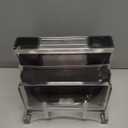 Multifunctional Cutting Board, Knife Drying Rack Kitchen Countertop Pot Lids Organizer, Knife Block Holder with Drain Tray Utensil Holders Bakeware Cookware Chopping Board Storage Stand