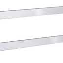 Double Towel Bar Towel Racks for Bathroom, Bath Towel Holders Wall Mount, Stainless Steel Towels Shelves Towel Rail, 2-Tiers (Brushed Nickel, 28 Inches)