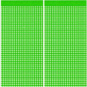 4 x Green Streamers Tinsel Backdrop, Green Foil Fringe Curtain, Birthday Party Decorations, Christmas Decorations, Dinosaur Party Decor, Jungle Theme Decorations, Football Decorations for Party (2 pack)