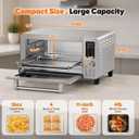 Nuwave Bravo Pro Convection Air Fryer Toaster Oven Combo, 21qt Capacity