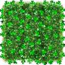 3 Pack Total 49.2 Ft St Patricks Day Garland Green Gold Shamrock Tinsel Garland Metallic Streamer Hanging St Patricks Day Decorations for Home Indoor Outdoor Irish Party Supplies, Each 16.4 Ft by 4.3"