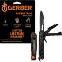 Gerber Gear Armbar Trade 8-in-1 Pocket Knife EDC Multitool with Blade, Pry Bar, and Hammer for Camping, Burnt Orange