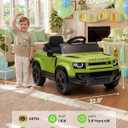 12V Licensed Land Rover Ride On Car for Kids Age 3+, Green
