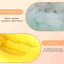 Dog & Cat Bed for Indoor Cats Relaxing Banana Mattress Fluffy Pet Mattress Waterproof Memory Foam Pet Bed with Sides Suitable for Medium-Sized Dogs and Cats Guinea Pig Bed (Medium)