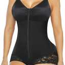 YIANNA Postpartum Fajas Colombianas Moldeadoras Shapewear Tummy Control for Women Body Shaper Girdles Compression Garment L