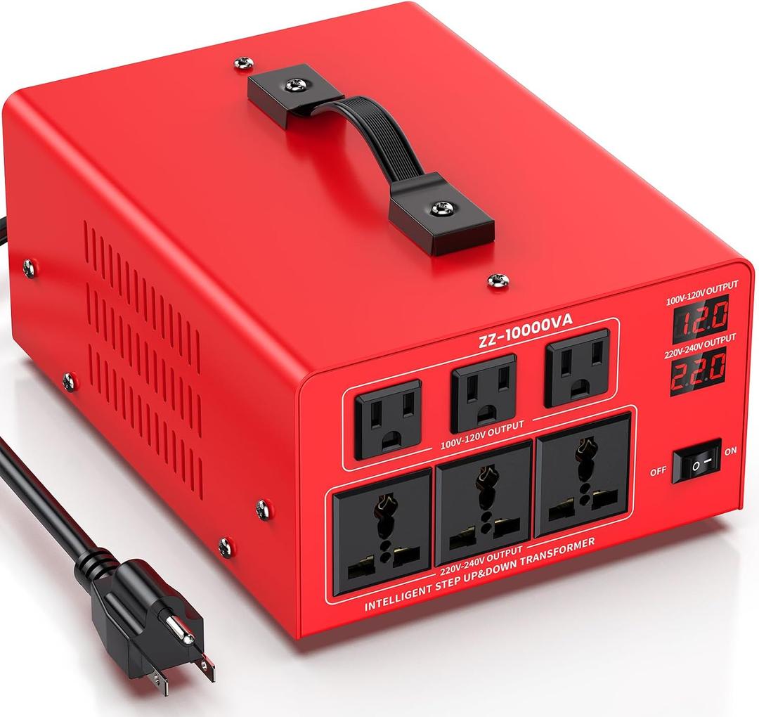 10000VA Step Up/Down Voltage Transformer Converter 110/120V to 220/240V