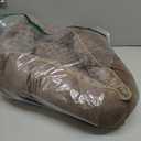 INVENHO Small Dog Bed Rectangle Washable Orthopedic Soft Calming Sleeping Durable Pet Cuddler with Anti-Slip Bottom (S(20"x 19"x 6"), Dark Brown)