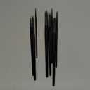 Transon 8pcs Round Watercolor Paint Brush Set Goat Hair for Watercolors,Acrylics,Inks,Gouache,Oil and Tempera Black Color