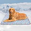 Premium Cooling Blanket for Dogs Pet Cooling Pads Washable Pet Cool Mat for Cats Hot Weather Puppy Lightweight Throw Calming Pad(60x80 inches)