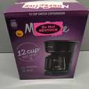 Mr. Coffee 5-Cup Mini Brew Switch Coffee Maker, Black