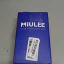 MIULEE Solid Color Sheer Curtains 63 Inches Long 2 Panels Set - Elegant Lightweight Grommet Light Filtering Window Voile Panels/Drapes/Treatment for Bedroom Living Room W42 x L63 Inch, Dark Grey