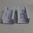 Lounsweer 2 Pcs Magnetic Glove Dispenser Holders Wall Mount Boxes of Gloves Commercial Quality Towels Wipes Paper Tissue Box Holder Kitchen Fridge Office Workshops Garage Tool Hospital(White)