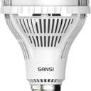 SANSI 400W Equivalent 6000 Lumens Brightest LED Light Bulb, 5000K Daylight E26 A21 Super Bright LED Bulb Non-Dimmable, 22-Year Lifetime, 40W Energy Saving for Home Workshop