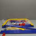 FUNLIO Baby Jumper with Stand for 6-24 Months, Infant Jumper for Indoor/Outdoor Play,Baby Bouncer for Baby Girl/Boy, with Adjustable Chain, Easy to Assemble & Store (with Stand) - Blue