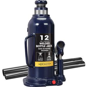 BIG RED AT91203UR Torin Welded Hydraulic Car Bottle Jack for Auto Repair and House Lift, 12 Ton (24,000 lb), Blue