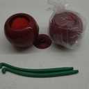 Cherry Toilet Brush Set, Cute Standing Toilet Bowl Brush and Holder Long Handle, Pack of 2, Red