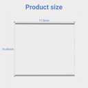 W11188040 Refrigerator Fresh Food Upper Glass Shelf for Whirlpool Refrigerators Shelf Replacement, Fridge Tempered Glass Shelf, Replaces 4547258, PS12348757, W11135529, 17-5/16" Wide x 16-3/8" Deep