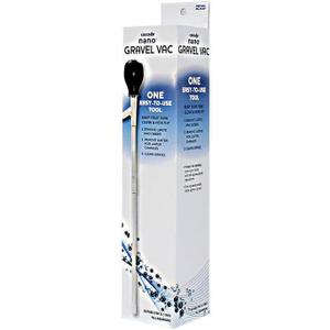 Penn-Plax Nano Gravel-Vac Aquarium Gravel Vacuum Cleaner  Safe for Freshwater and Saltwater Fish Tanks