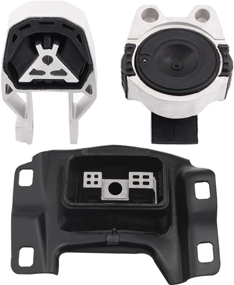 Engine Motor and Transmission Mount Kit Compatible with 2012 2013 2014 2015 2016 2017 2018 Focus L4 2.0L OE 5S4Z6038AA CV6Z6068A AV6Z6068A 5S4Z6038BA 5S4Z6038BB 5S4Z6038CA A5312 A5520 A5612 Set of 3
