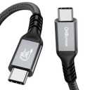 80Gbps USB 4 Cable V2 for Thunderbolt 4 Cable 3.3ft, PD 3.1 240W Fast Charging USB C Data Transfer Cable, Dual 8K/6K Video Monitor Compatible for Thunderbolt 5, MacBook Pro/Air,SSD,Dell XPS HP Laptop